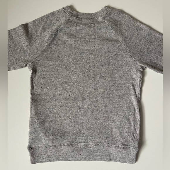 J. Crew Crewcuts Kids’ Grey Lightweight Nautical Sweatshirt with Anchor - Picture 6 of 9